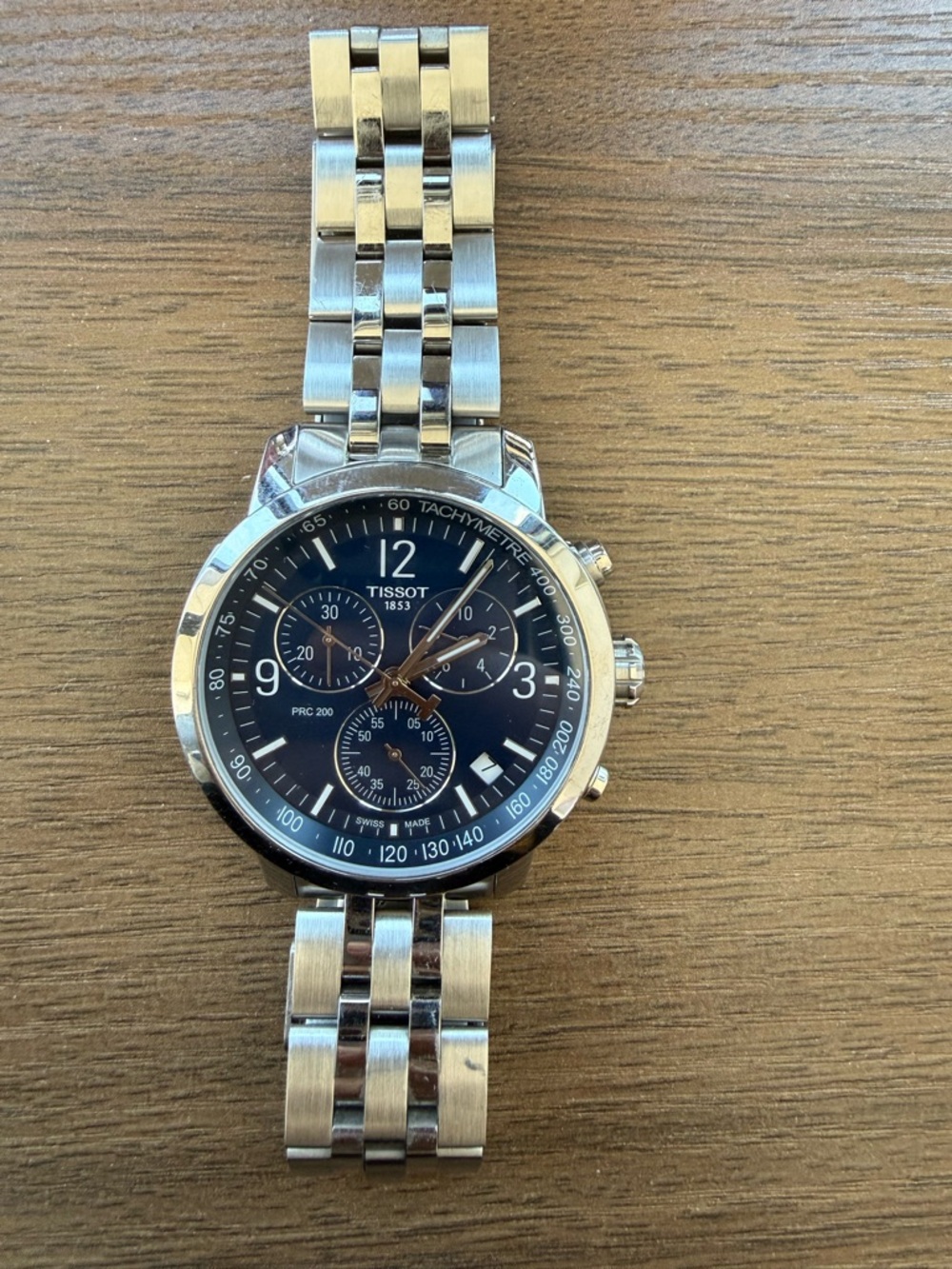 Tissot PRC 200 Quartz Chronograph - Blue Dial & Stainless Steel (Men’s)